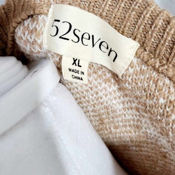 NEW  with Tag 52seven size XL color brown and white - Picture 6 of 11
